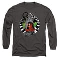thumbnail image 1 of Beetlejuice Lydia with Worms Unisex Adult Long-Sleeve T Shirt,Charcoal, 3X-Large, 1 of 2