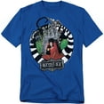 thumbnail image 1 of Beetlejuice Lydia with Worms Unisex Adult T-Shirt, Royal, 2X-Large, 1 of 7