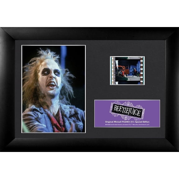 Beetlejuice (Make My Millennium) Minicell FilmCells Framed Desktop Presentation USFC6483