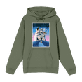 thumbnail image 1 of Beetlejuice Mansion Key Art Adult Olive Long Sleeve Hoodie-3XL, 1 of 3