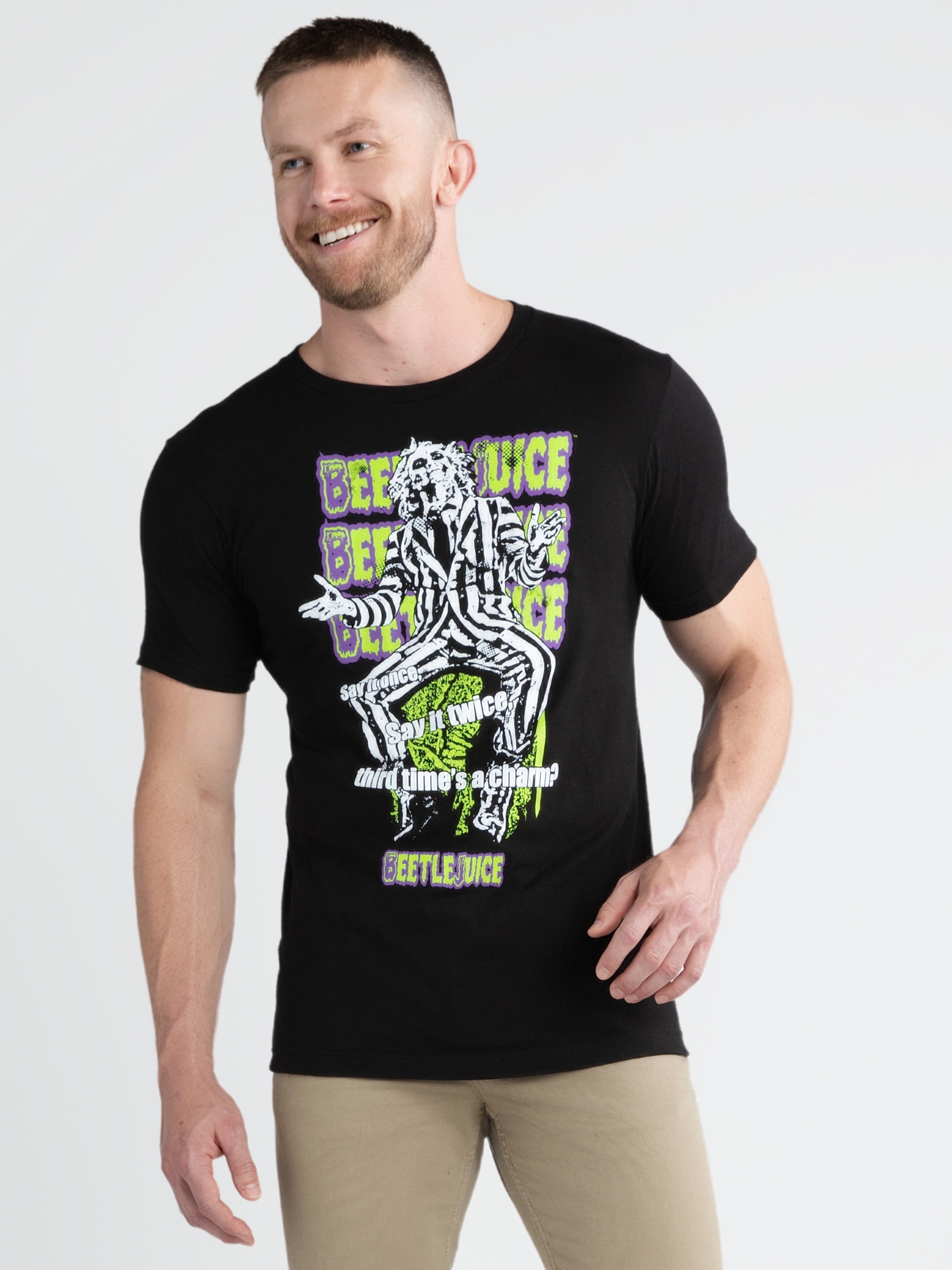 Men's & Big Men's Cotton Graphic Tee, Sizes S-3XL