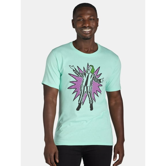 Beetlejuice Men's & Big Men's It's Showtime Graphic Tee Shirt, Sizes S-3XL