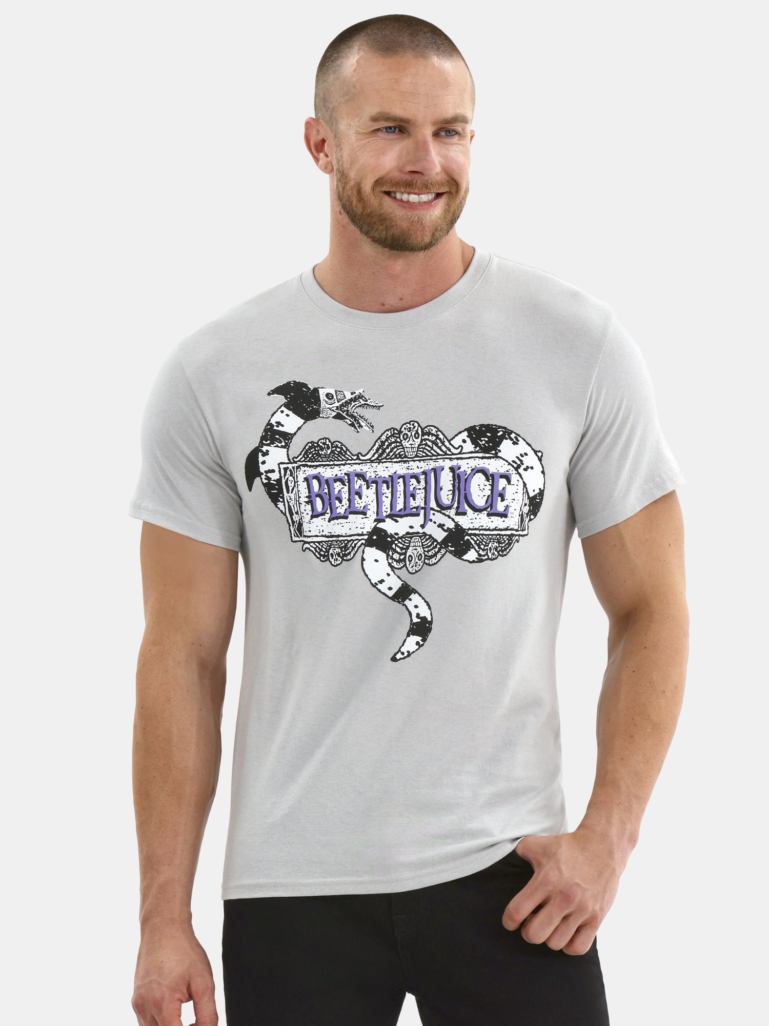 Beetlejuice Men's and Men's Big Graphic Tee with Short Sleeves, Sizes S-3XL