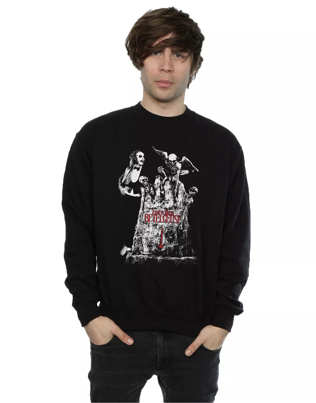 Beetlejuice Men's Graveyard Pose Sweatshirt