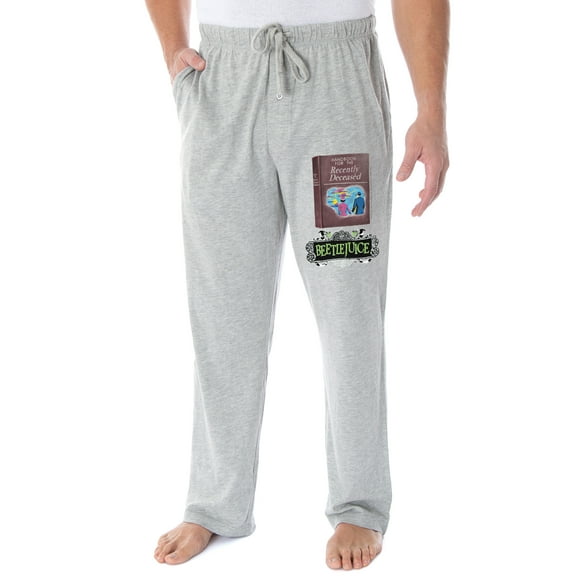 Beetlejuice Men's Handbook For The Recently Deceased Loungewear Pajama Pants