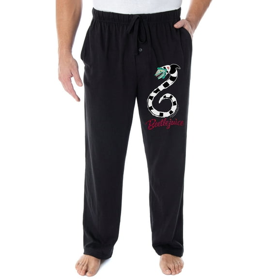 Beetlejuice Men's Sandworm Character Film Movie Loungewear Pajama Pants