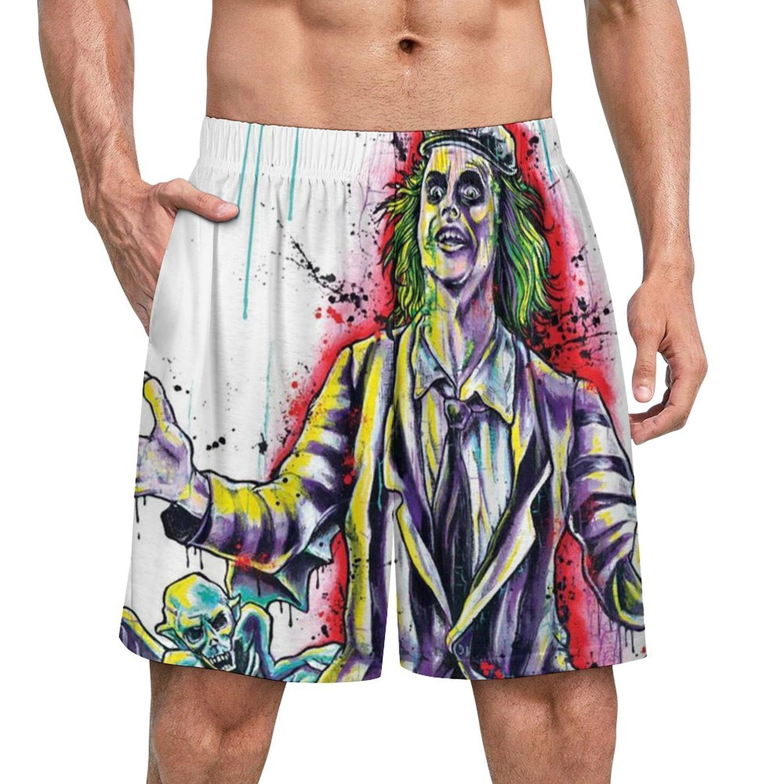 BEETLEJUICE Herren Schlafanzughose – Lounge Pants Mit Taschen – Offizielles Merchandise – Perfekt Für Filmfans & Gemütliche Abende