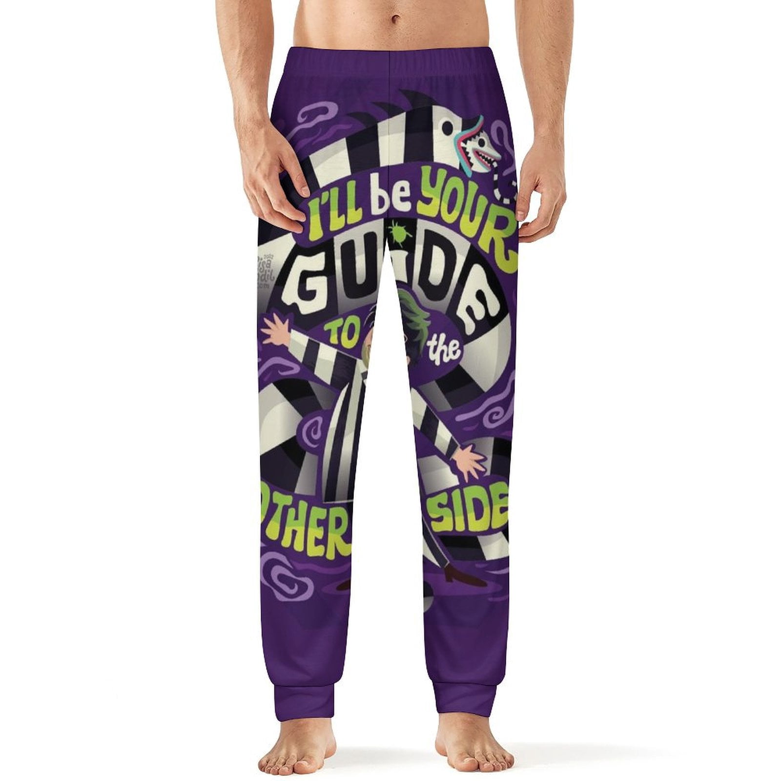 BEETLEJUICE Herren Schlafanzughose – Lounge Pants Mit Taschen – Offizielles Merchandise – Perfekt Für Filmfans & Gemütliche Abende