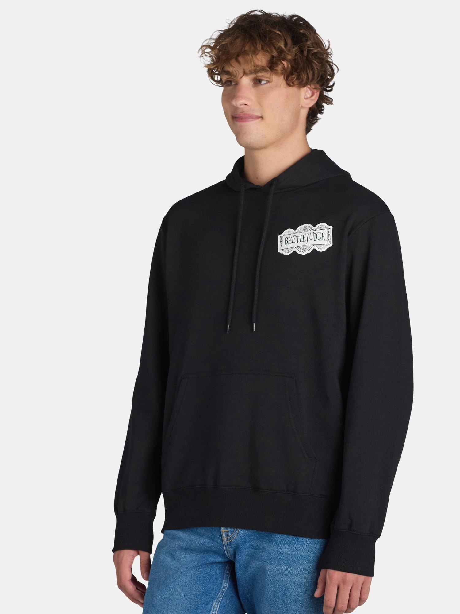 Beetlejuice Men's and Big Men’s Graphic Hoodie Sweatshirt, Sizes XS-3XL