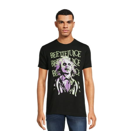 Beetlejuice Men's and Big Men's Graphic Tee with Short Sleeves, Sizes S-3XL