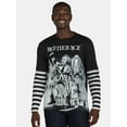 thumbnail image 1 of Beetlejuice Men's and Men's Big & Tall Poster Graphic Tee with Long Sleeves, Sizes S-3XL, 1 of 4