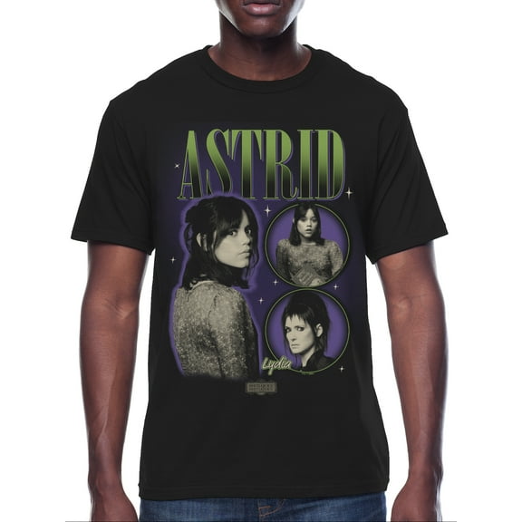 Beetlejuice, Mens Graphic Print Short Sleeve Tee, Astrid Cover, Sizes S-3XL