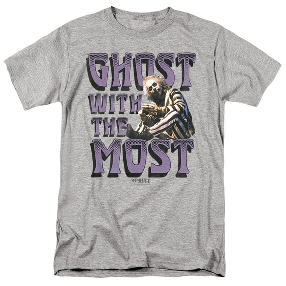 Beetlejuice Most Unisex Adult T-Shirt, Athletic Heather, Large