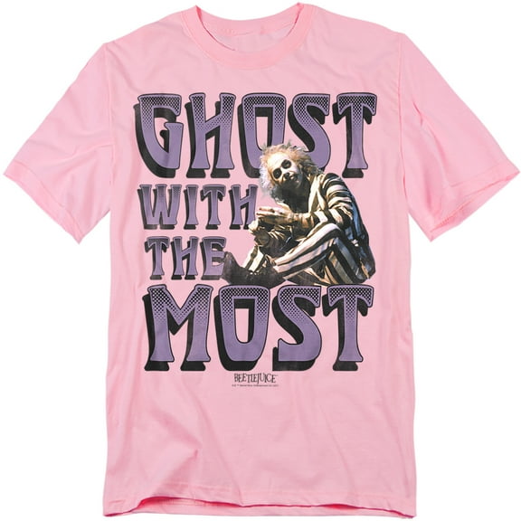 Beetlejuice Most Unisex Adult T-Shirt, Pink, Large
