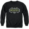 thumbnail image 1 of Beetlejuice Movie Logo Unisex Adult Crewneck Sweatshirt,Black, X-Large, 1 of 1