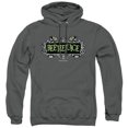 thumbnail image 1 of Beetlejuice Movie Logo Unisex Adult Pull-Over Hoodie,Charcoal, Small, 1 of 6