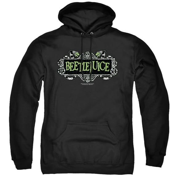 Beetlejuice Movie Logo Unisex Adult Pull-Over Hoodie,Movie Logo, Small