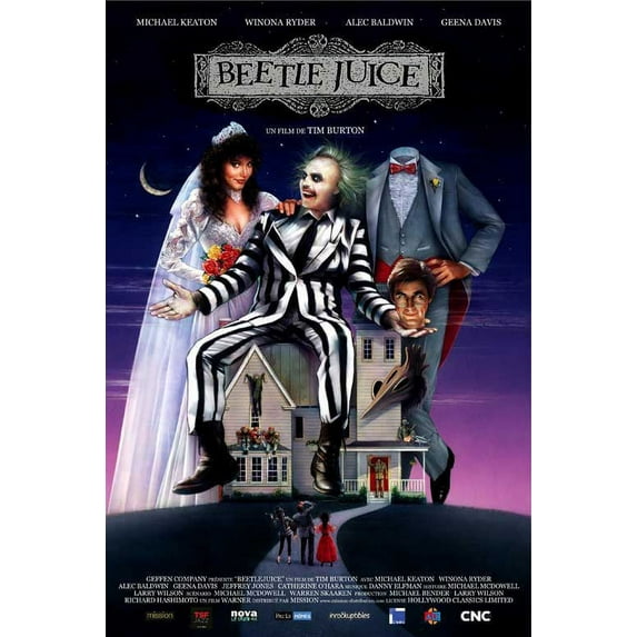 Beetlejuice Movie Poster Print (11 x 17) - Item # MOVIB86501