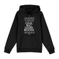 thumbnail image 1 of Beetlejuice My Whole Life Is A Dark Room Adult Black Long Sleeve Hoodie-XL, 1 of 7