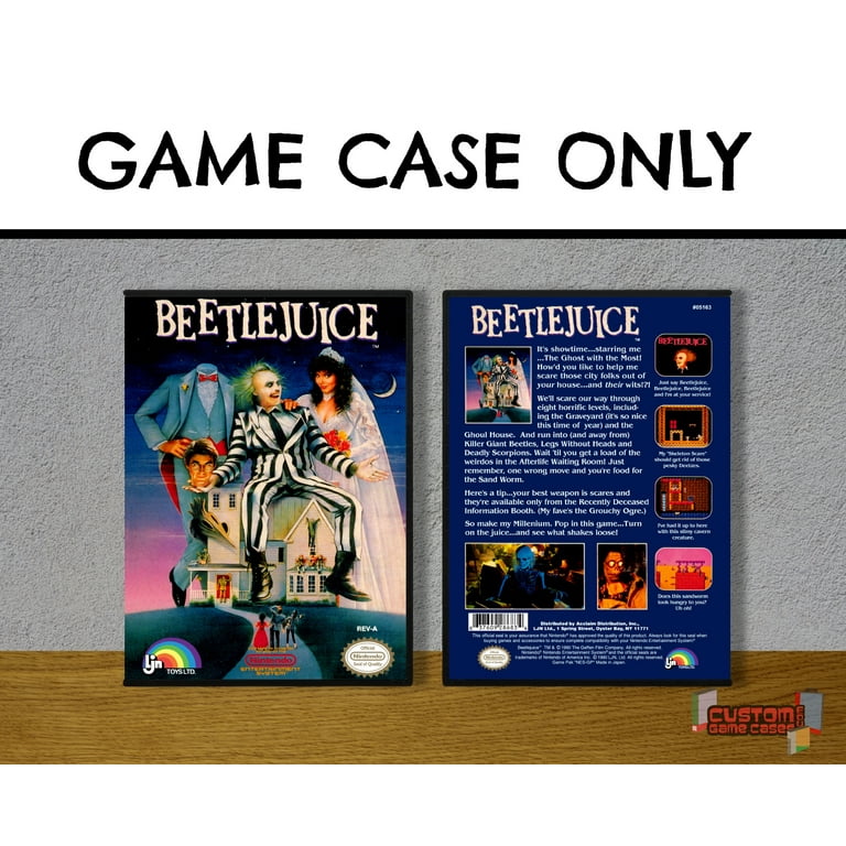 Beetlejuice NESDG Nintendo Entertainment System Game Case