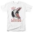 thumbnail image 1 of Beetlejuice Never Trust The Living Unisex Adult T Shirt (2X-Large) White, 1 of 6