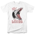 thumbnail image 1 of Beetlejuice Never Trust The Living Unisex Adult T Shirt (Large) White, 1 of 6