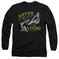 thumbnail image 1 of Beetlejuice Never Trust Unisex Adult Long-Sleeve T Shirt,Black, 2X-Large, 1 of 2
