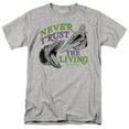 thumbnail image 1 of Beetlejuice Never Trust Unisex Adult T-Shirt, Athletic Heather, X-Large, 1 of 6