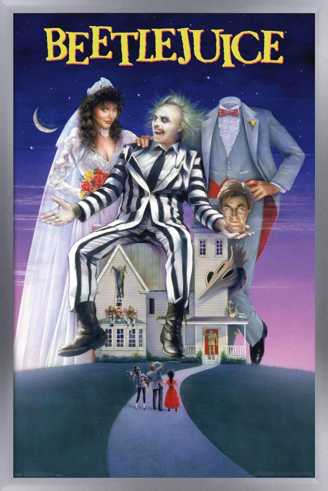 Beetlejuice - One Sheet Wall Poster, 14.725" x 22.375", Framed