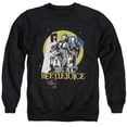 thumbnail image 1 of Beetlejuice Poster Revisited Unisex Adult Crewneck Sweatshirt,Black, 2X-Large, 1 of 1