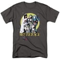 thumbnail image 1 of Beetlejuice Poster Revisited Unisex Adult T-Shirt, Charcoal, Medium, 1 of 6