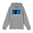 thumbnail image 1 of Beetlejuice Sandworm Adult Heather Gray Long Sleeve Hoodie-Small, 1 of 7