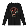thumbnail image 1 of Beetlejuice Sandworm Desert Door Adult Black Crew Neck Long Sleeve Tee-Medium, 1 of 3