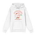 thumbnail image 1 of Beetlejuice Sandworm Desert Door Adult White Long Sleeve Hoodie-Medium, 1 of 3