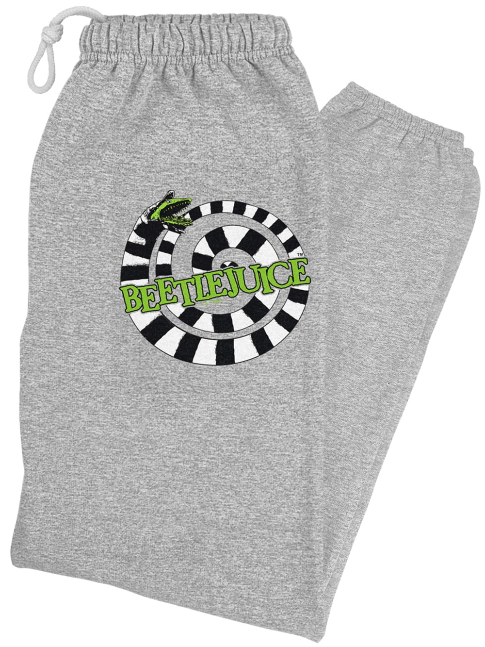 Beetlejuice Men's Sandworm Alt Logo Hoodie - Official Licensed Heavyweight Hoodie - View #12