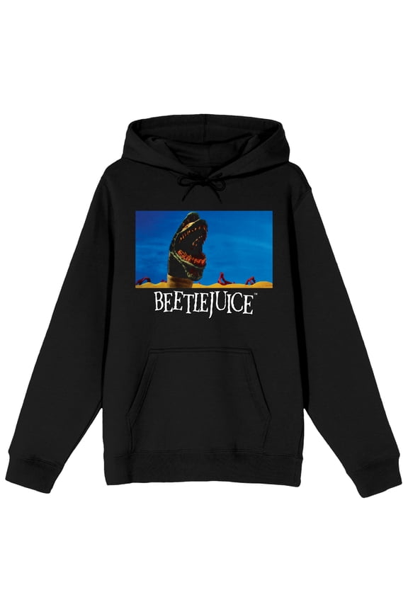 Beetlejuice Sandworm Men's Black Hoodie-S