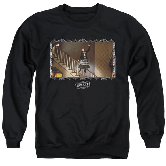 Beetlejuice Shake Shake Shake Unisex Adult Crewneck Sweatshirt,Black, Small