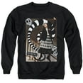 thumbnail image 1 of Beetlejuice Shake Snake Unisex Adult Crewneck Sweatshirt,Black, Small, 1 of 1