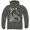 thumbnail image 1 of Beetlejuice Shake Snake Unisex Adult Pull-Over Hoodie,Charcoal, 3X-Large, 1 of 6