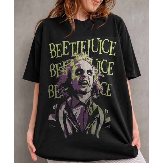 Beetlejuice Shirt, Vintage Horror Movie Tee, Gothic Halloween T-Shirt