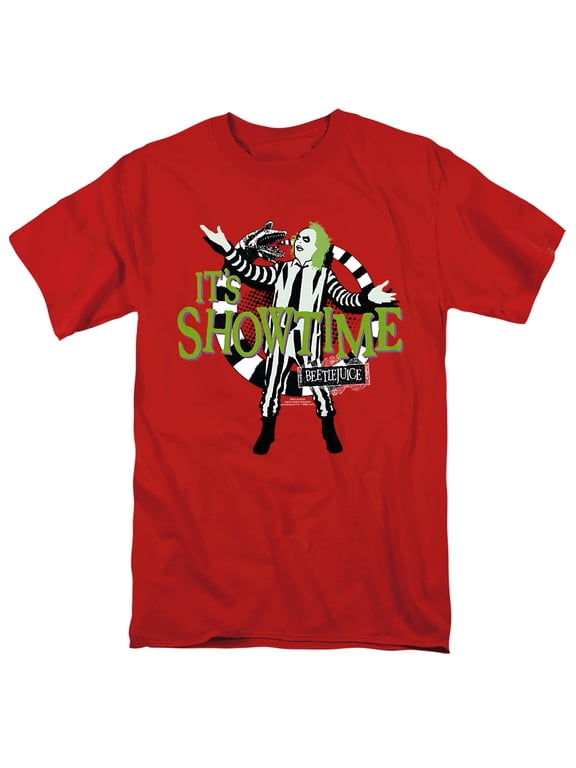 Showtime Unisex Adult T-Shirt, Red, X-Large