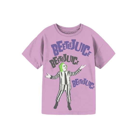 Beetlejuice Strange And Unusual, Girls Apparel Graphic Crew Neck Short Sleeves T-Shirt, Sizes 4-16 (Girls & Big Girls)