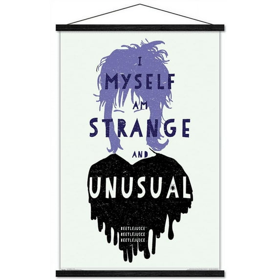 Beetlejuice - Strange Wall Poster with Magnetic Frame, 22.375" x 34"