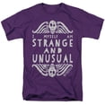 thumbnail image 1 of Beetlejuice Strange and Unusual Unisex Adult T-Shirt, Purple, 2X-Large, 1 of 6