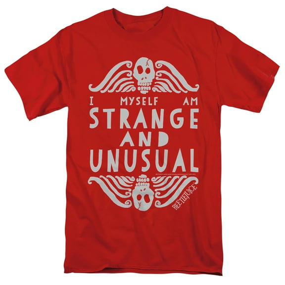 Beetlejuice Strange and Unusual Unisex Adult T-Shirt