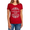 thumbnail image 1 of Beetlejuice Strange and Unusual Women's T Shirt,Red, X-Large, 1 of 6