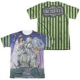 thumbnail image 1 of Beetlejuice Striped Poster (Front/Back Print) Unisex Adult Front Only Poly/Cotton Sublimated T Shirt,Multi, 2X-Large, 1 of 2