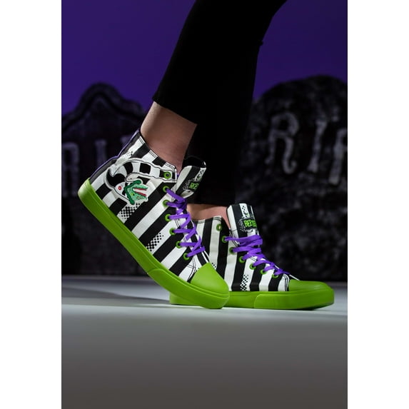 Beetlejuice Striped Unisex Sneakers