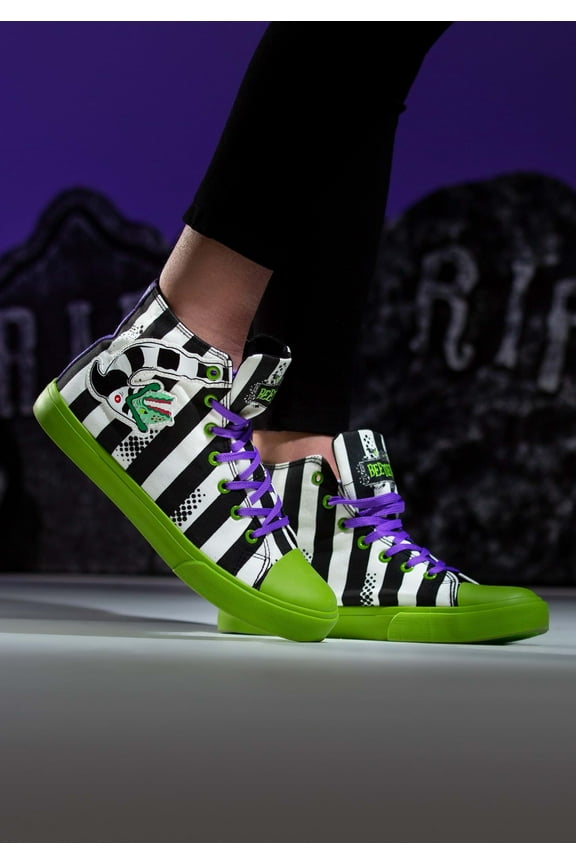 Beetlejuice Striped Unisex Sneakers