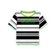 WARNER BROS. Beetlejuice Stripes Apparel, Girls Graphic Crew Neck T-Shirt, Size 4-16 (Girls & Big Girls)